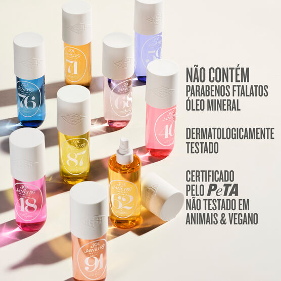 MIST PERFUMADO SOL DE JANEIRO CHEIROSA 91 ROSA CHARMOSA BODY & HAIR MIST